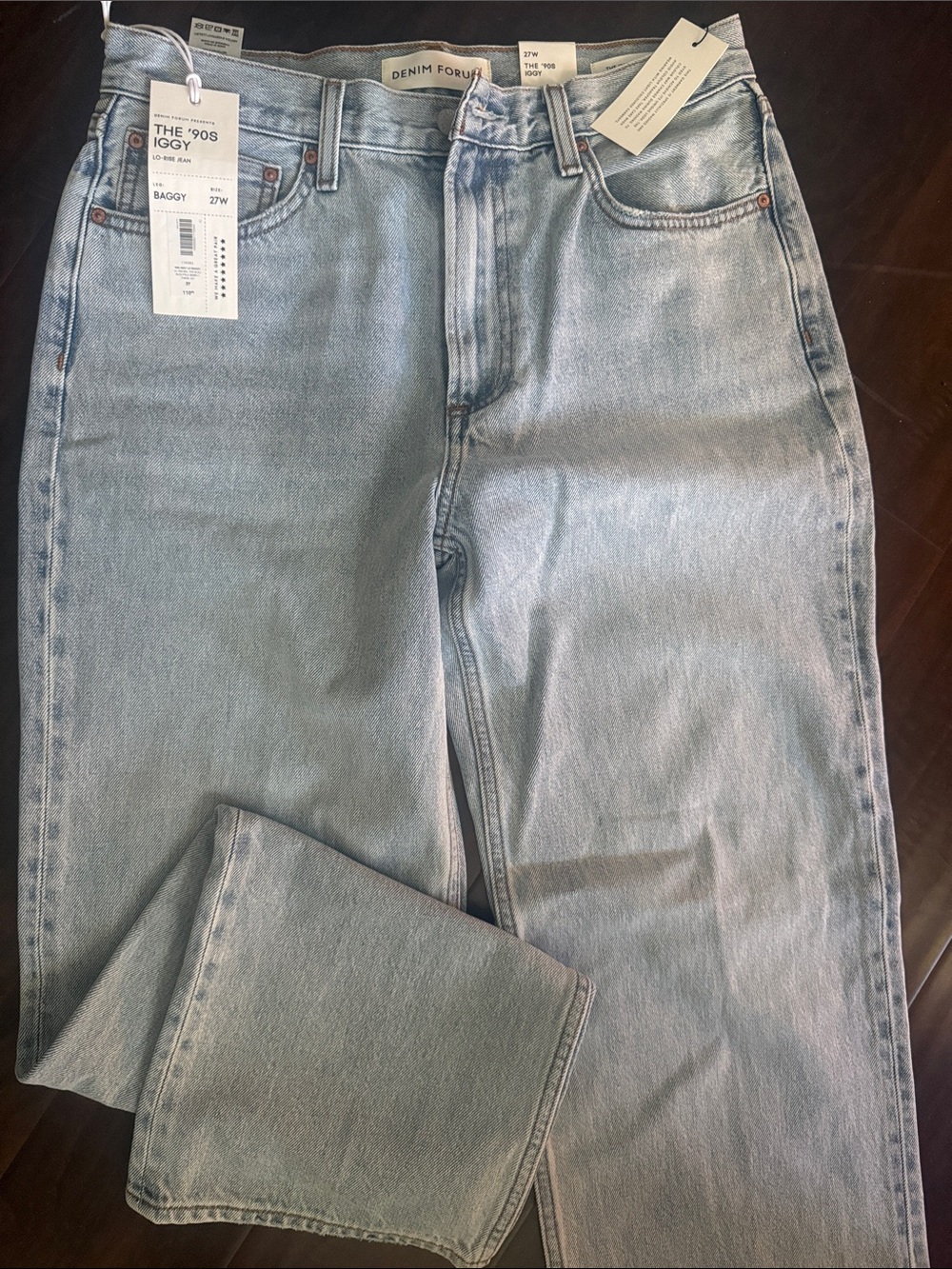 Denim Forum Light Blue '90s Iggy Baggy Jeans